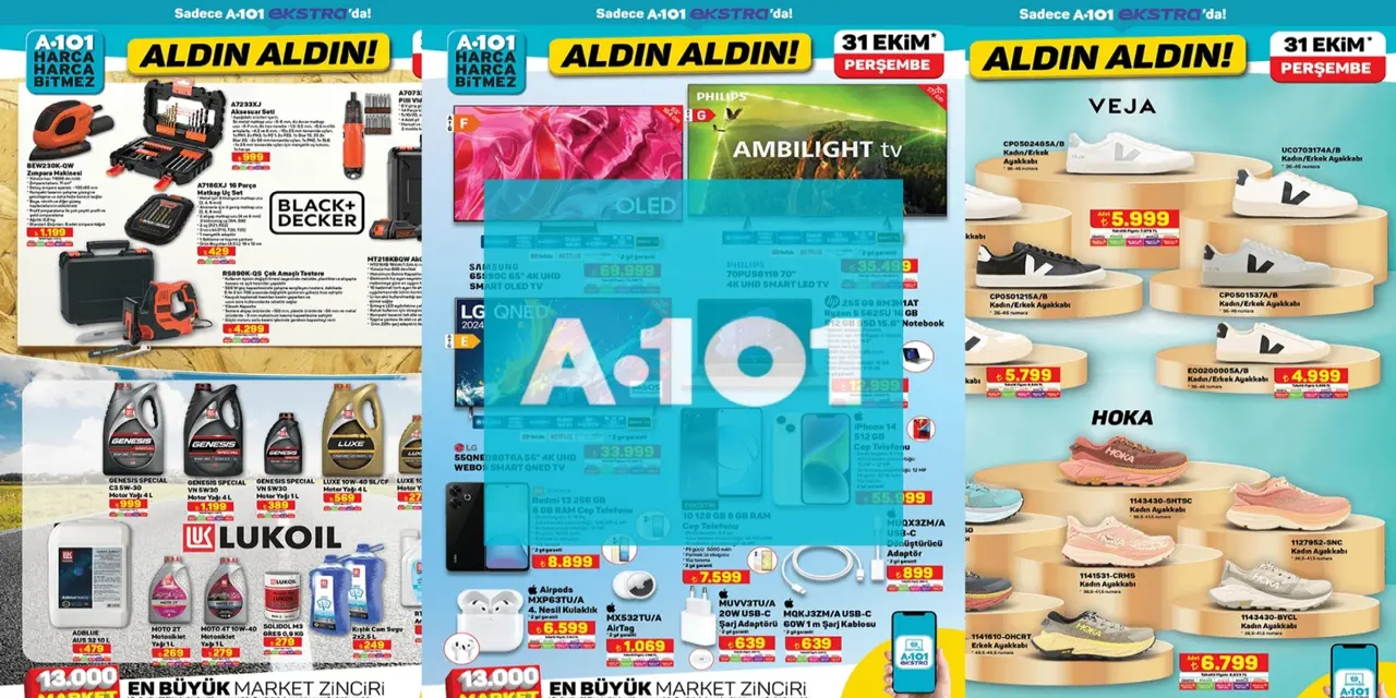 A101 Ekim Ayının Sonuna Özel Tüm Ürünlerde %50 İndirim Yaptı! İşte İndirimli Ürünler... - EnsonMedya